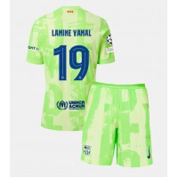 Barcelona Lamine Yamal #19 Replika babykläder Tredjeställ Barn 2024-25 Kortärmad (+ korta byxor)